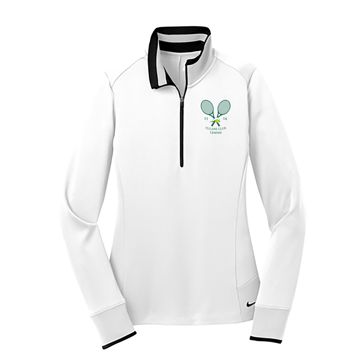 Tulane Club Tennis Ladies Dri-Fit 1/2 Zip