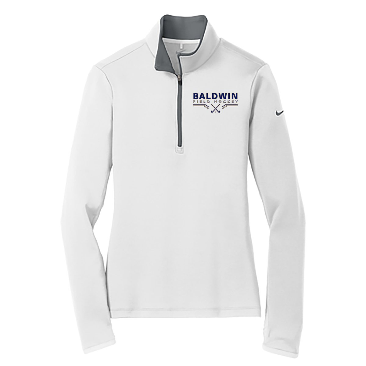 Baldwin Field Hockey Nike Ladies Dri-FIT 1/2 Zip Cover-Up