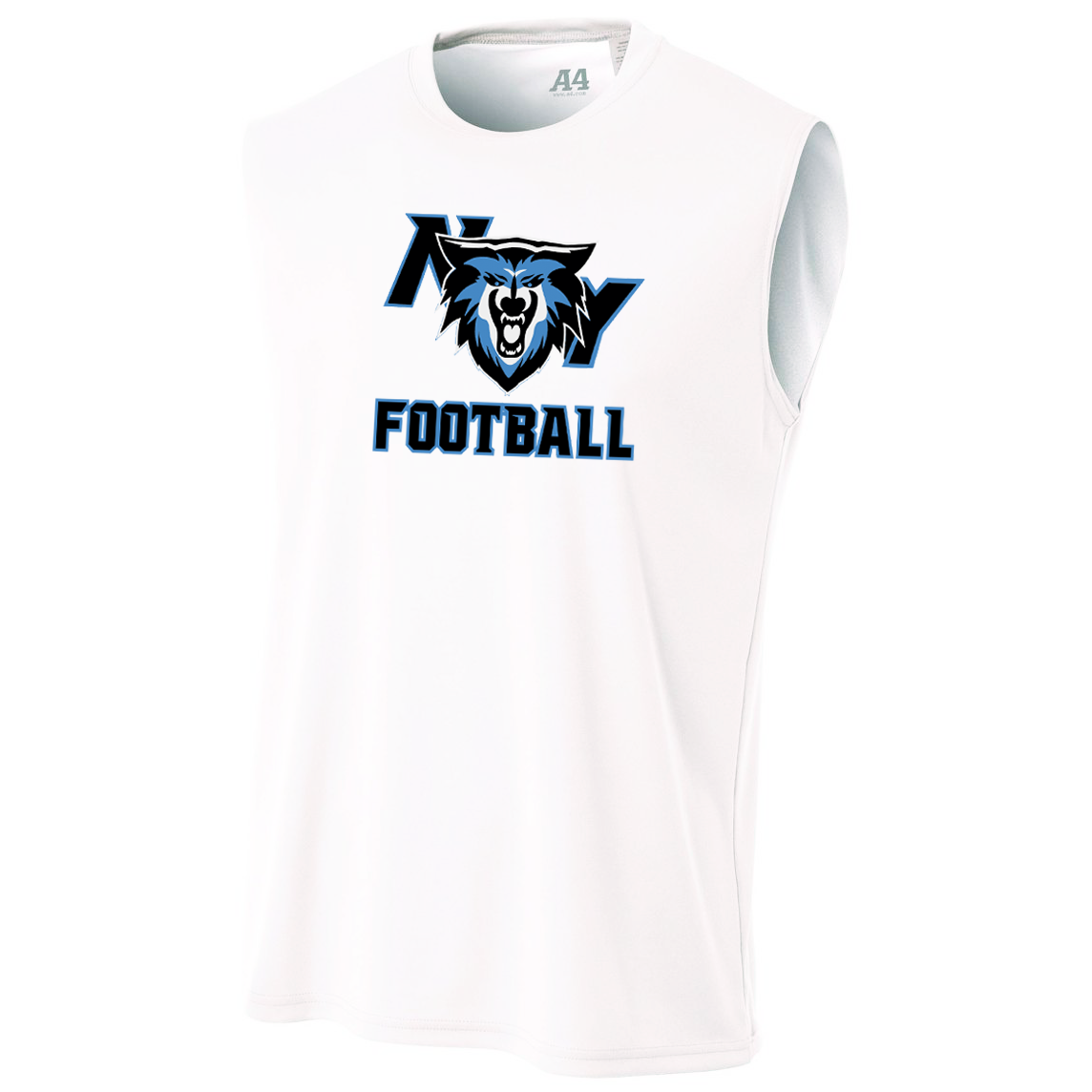 NY Wolves Football Cooling Performance Muscle Tank