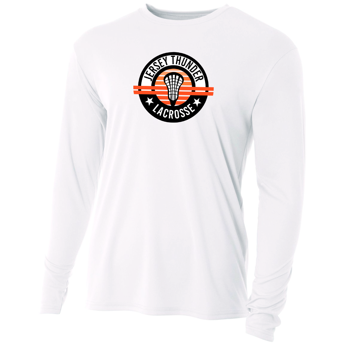 Jersey Thunder Lacrosse Cooling Performance Long Sleeve Crew