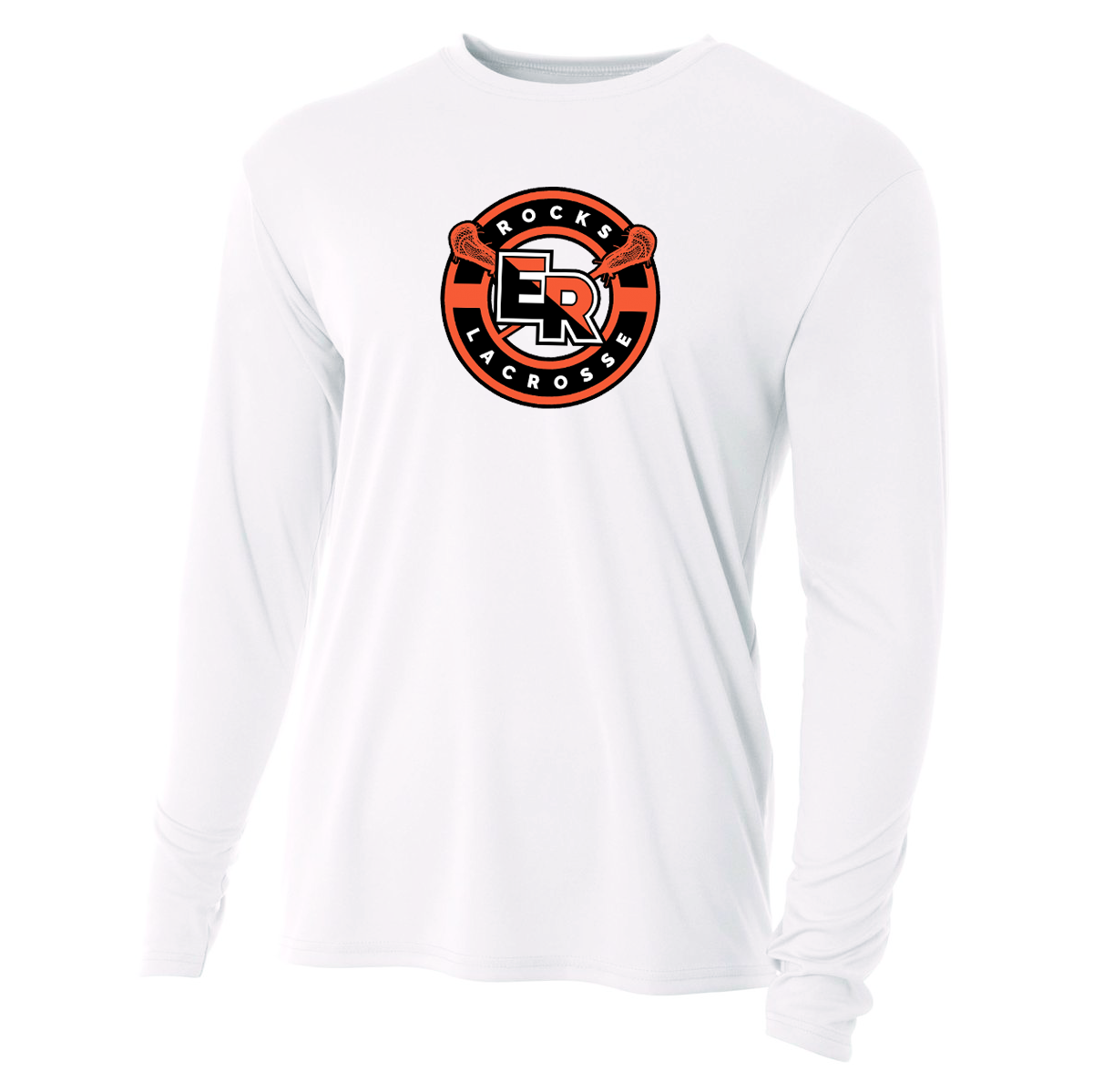 East Rockaway Rocks Lacrosse Cooling Performance Long Sleeve Crew