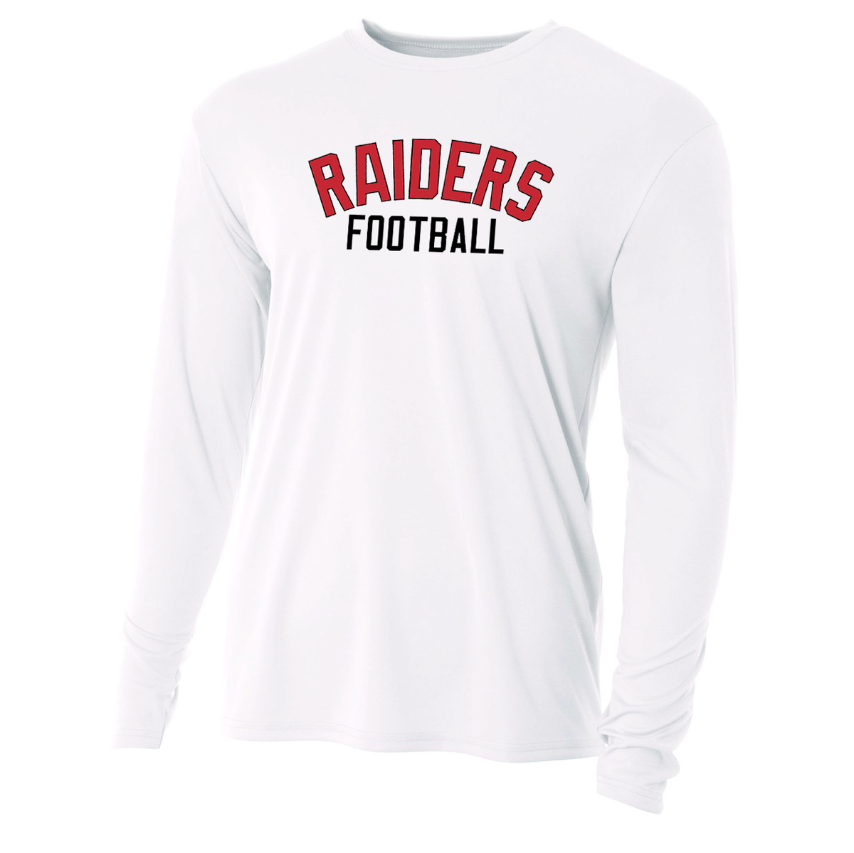 PM Raiders Football Cooling Performance Long Sleeve Crew