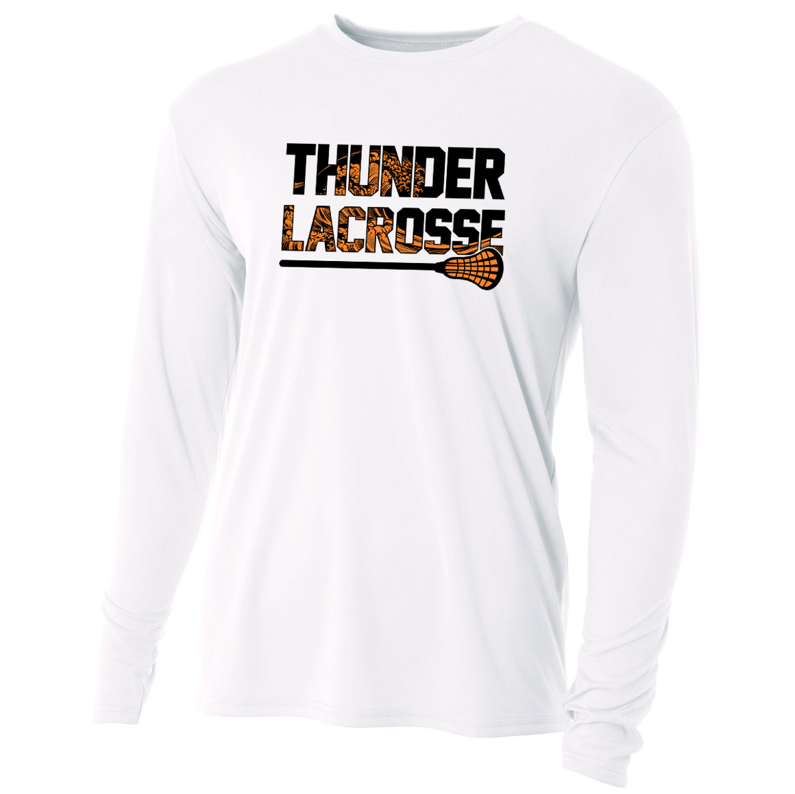 Jersey Thunder Lacrosse Cooling Performance Long Sleeve Crew