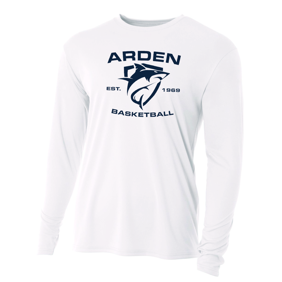 Arden Rec Basketball Cooling Performance Long Sleeve Crew