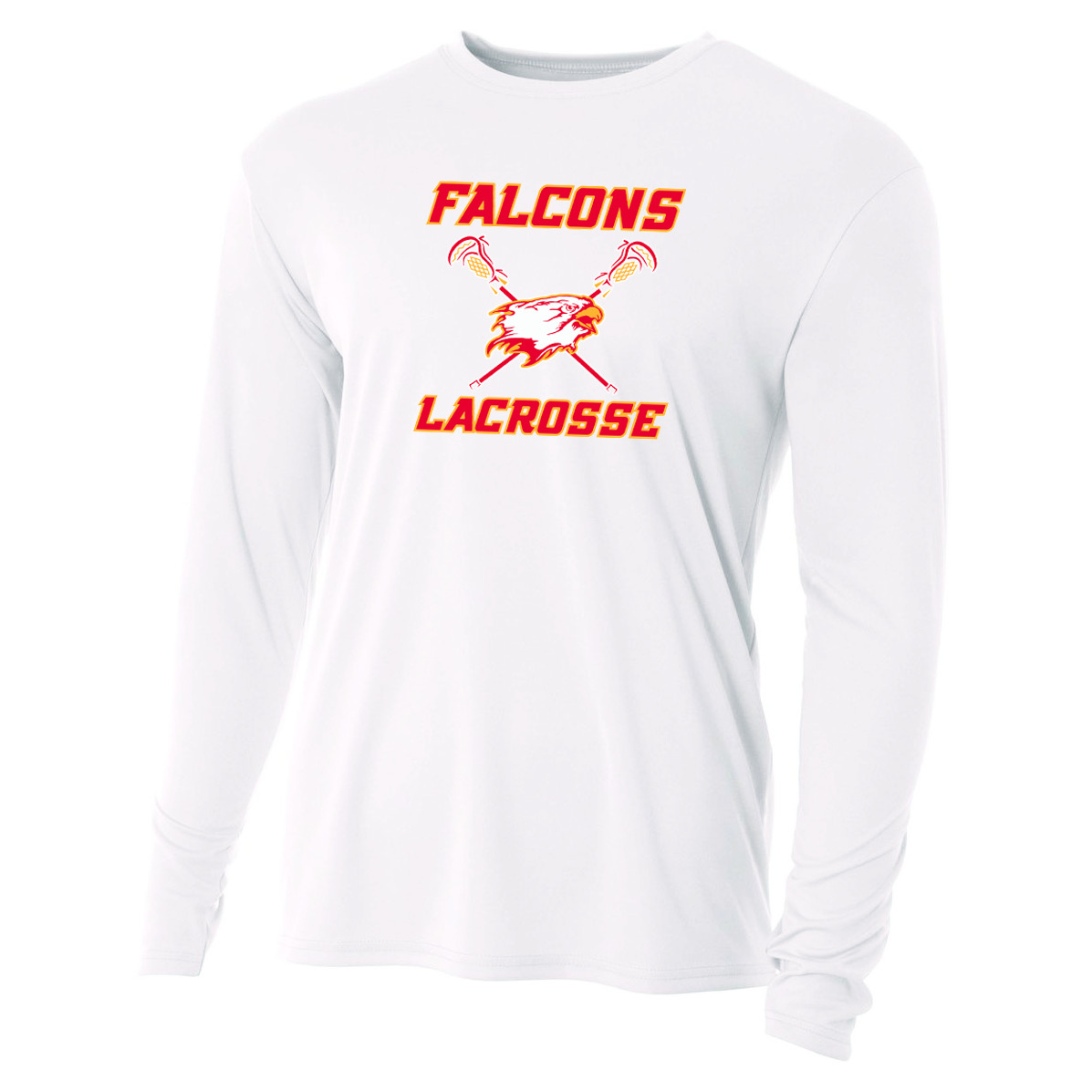 Falcons Lacrosse Club Cooling Performance Long Sleeve Crew