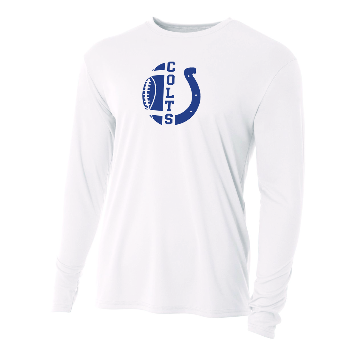 Calhoun Colts HS Football A4 Cooling Performance L/S Crew