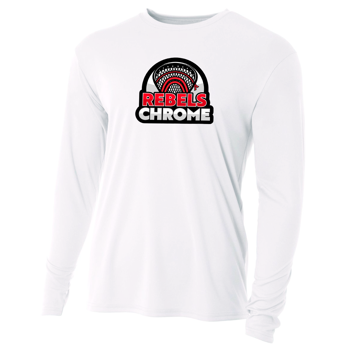 Rebels 2029 Chrome Cooling Performance Long Sleeve Crew