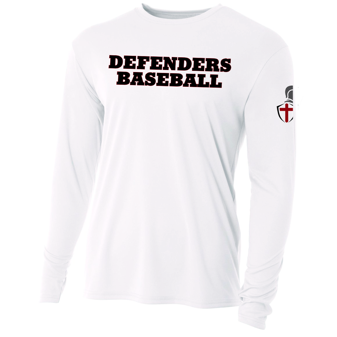 Defenders Baseball Cooling Performance Long Sleeve Crew