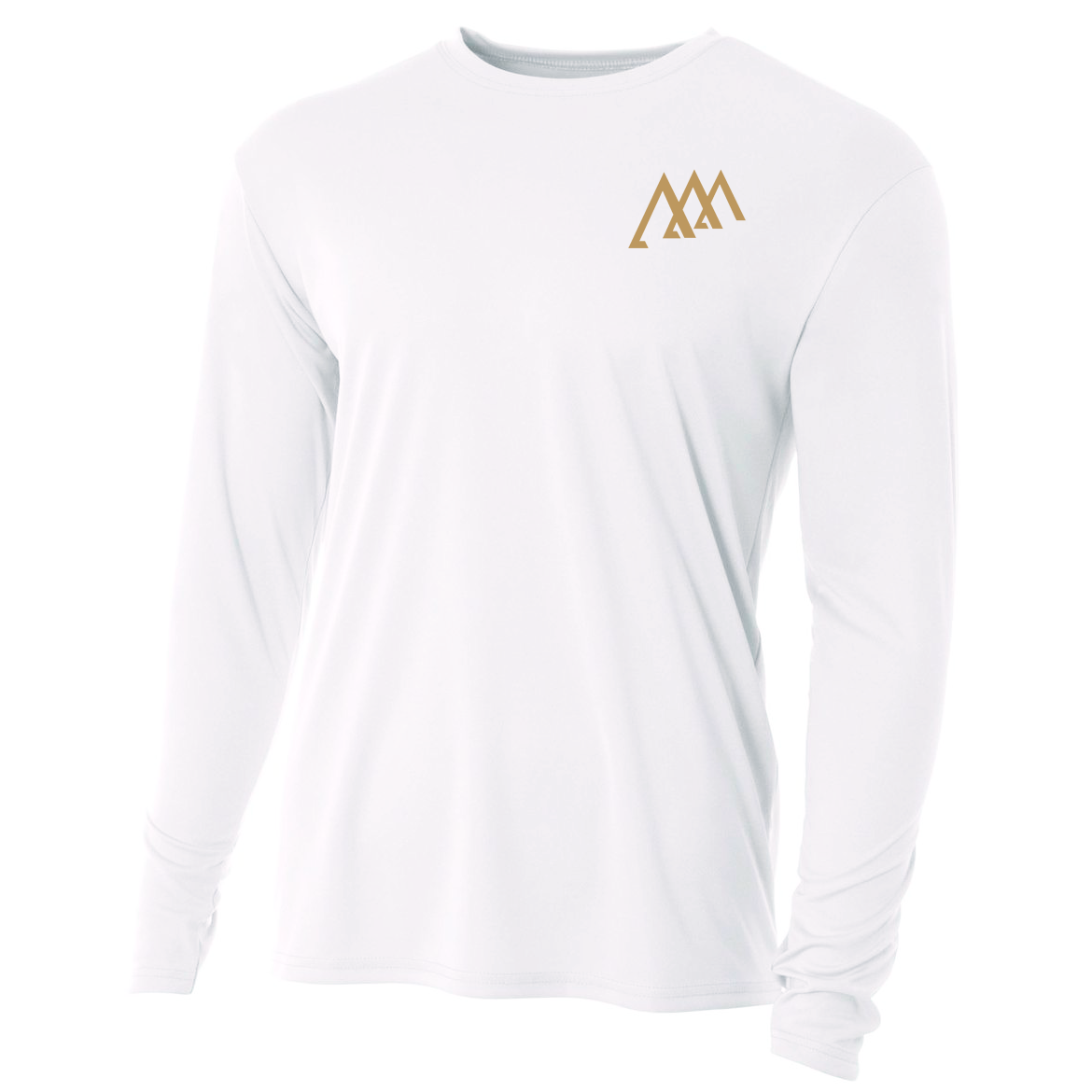 USMA Sandhurst Black & Gold Cooling Performance Long Sleeve Crew