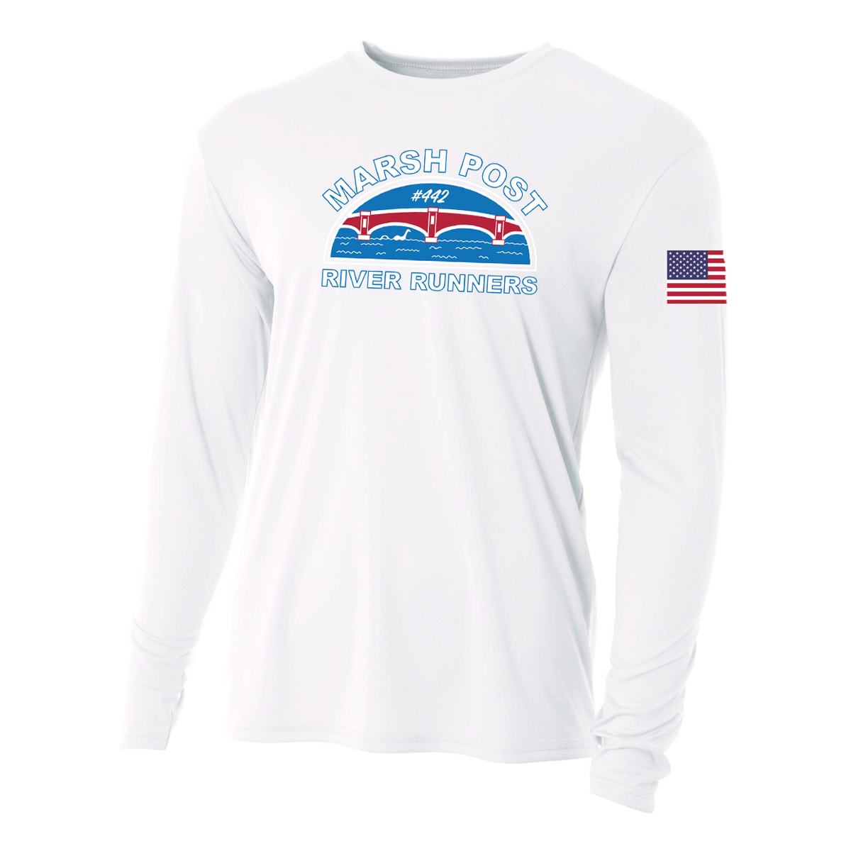 Marsh Post River Runners Cooling Performance Long Sleeve Crew