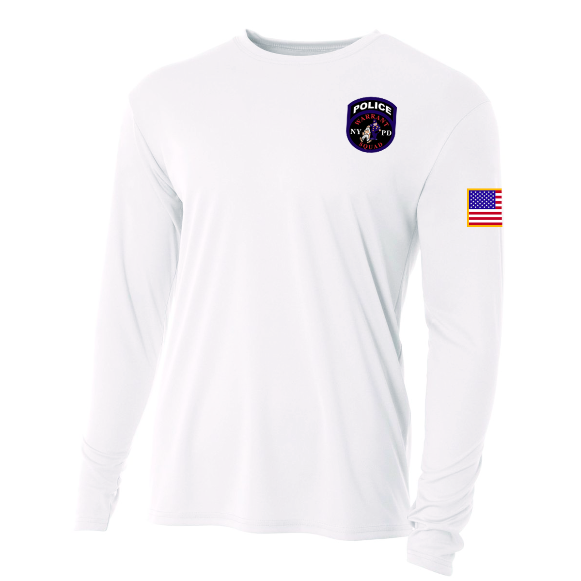 NYPD Warrant Section Cooling Performance Long Sleeve Crew