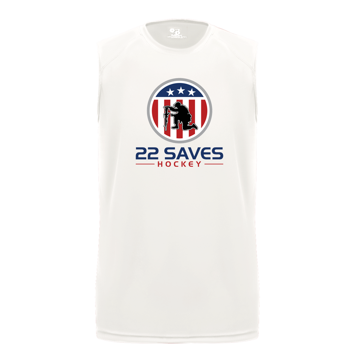 22 Saves Hockey B-Core Sleeveless Performance Tank