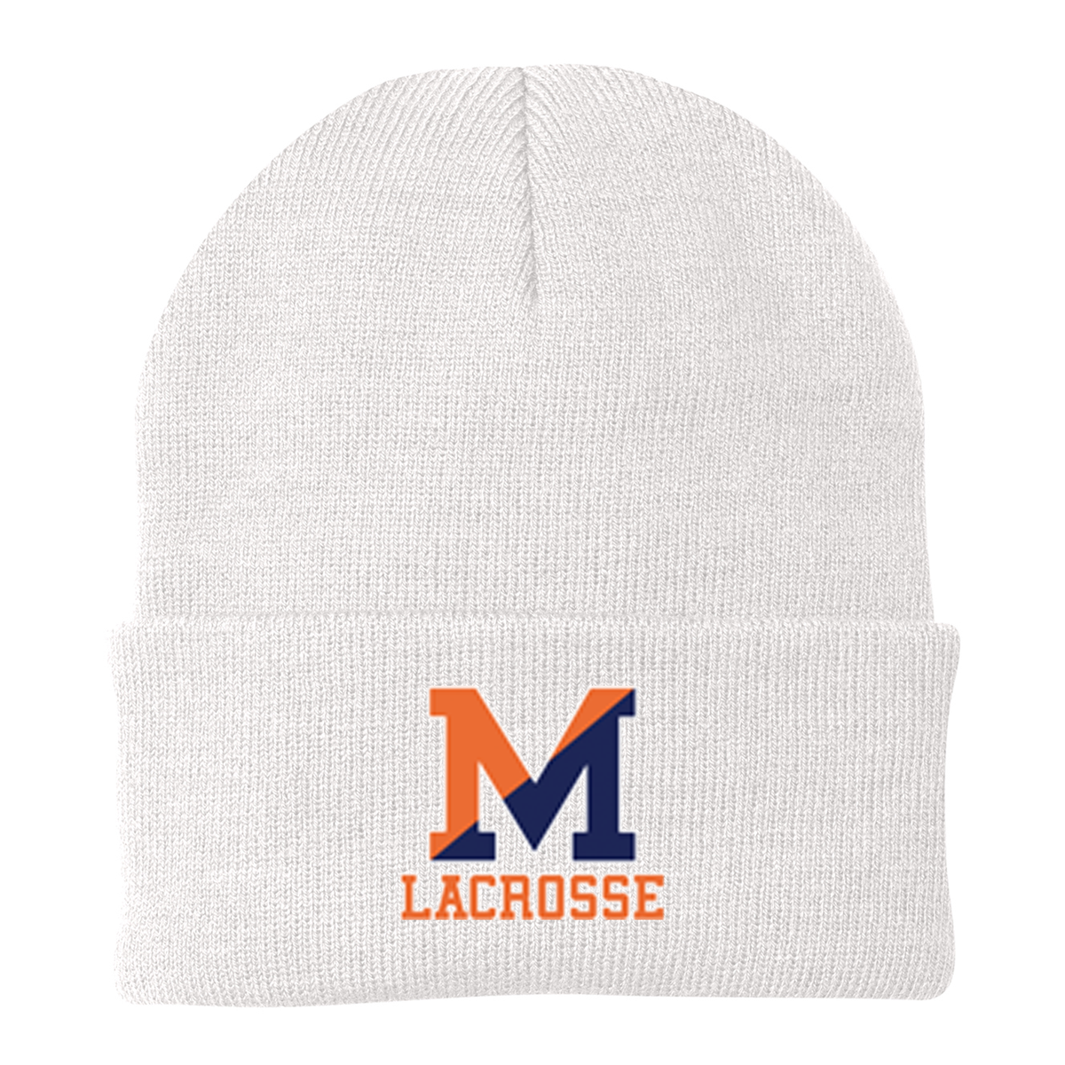 Manhasset HS Lacrosse Knit Beanie