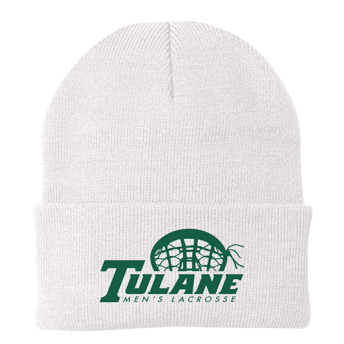 Tulane Mens Club Lacrosse Knit Beanie