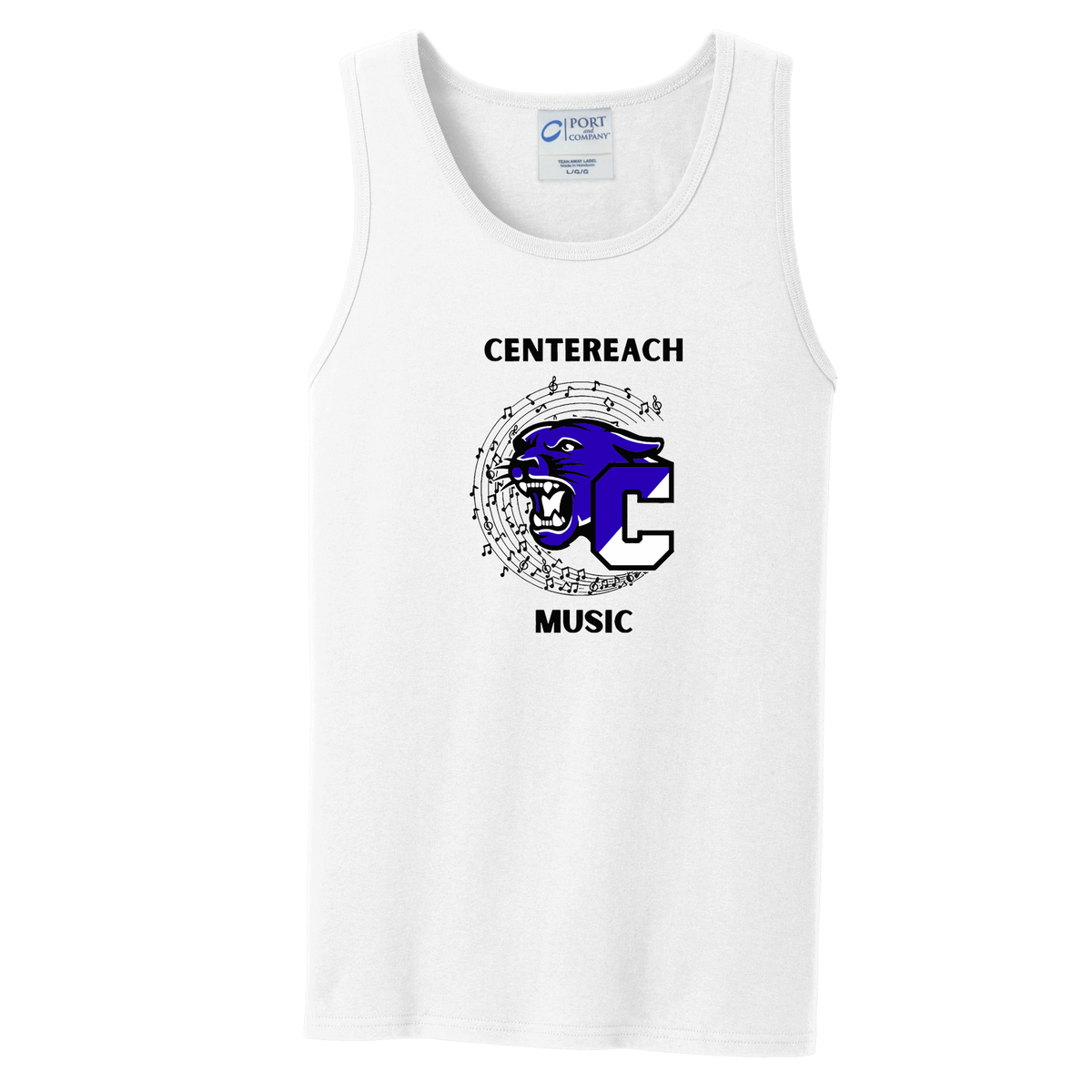 Centereach Music Sleeveless Cotton Tank Top