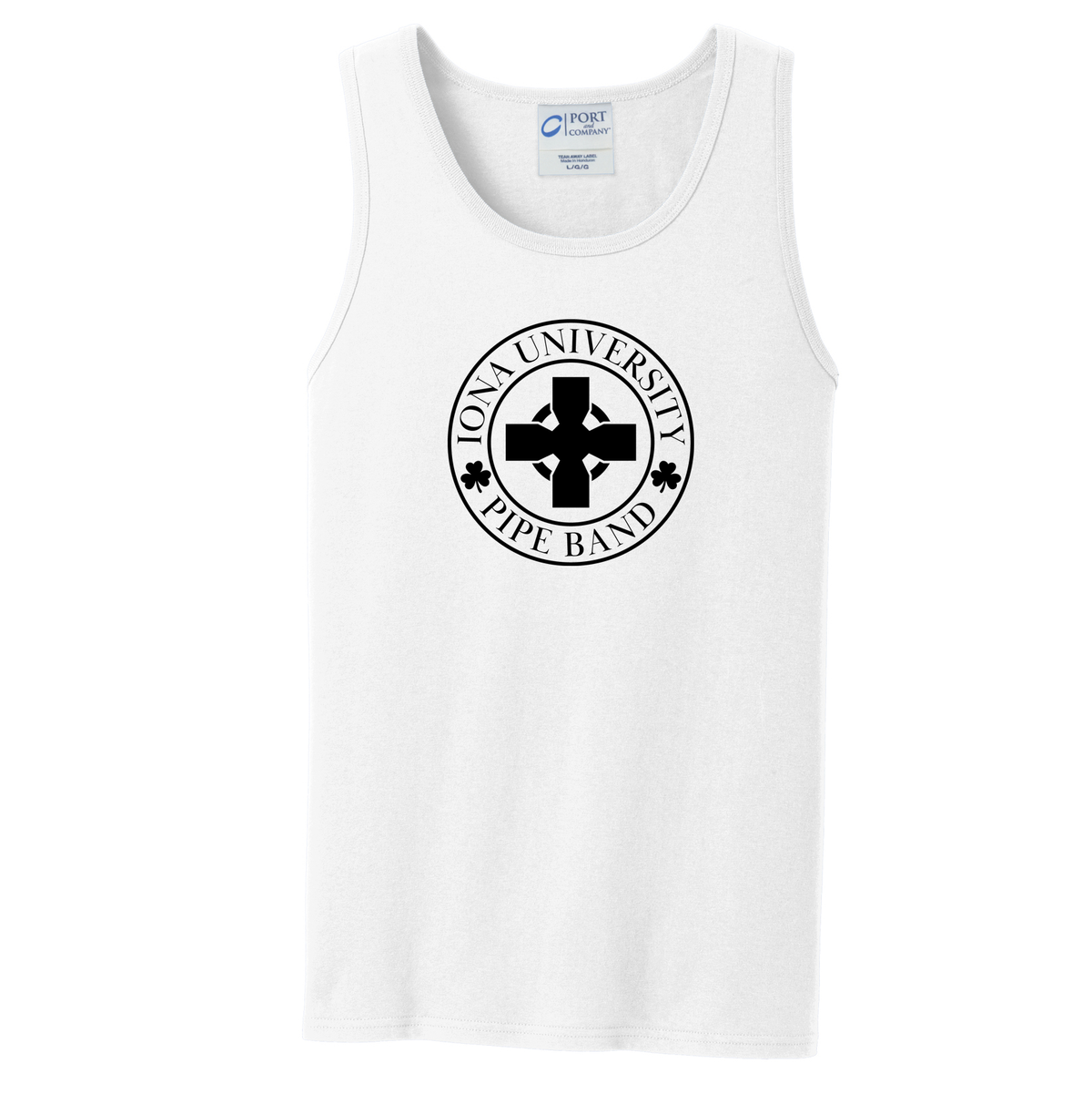 Iona University Pipe Band Sleeveless Cotton Tank Top