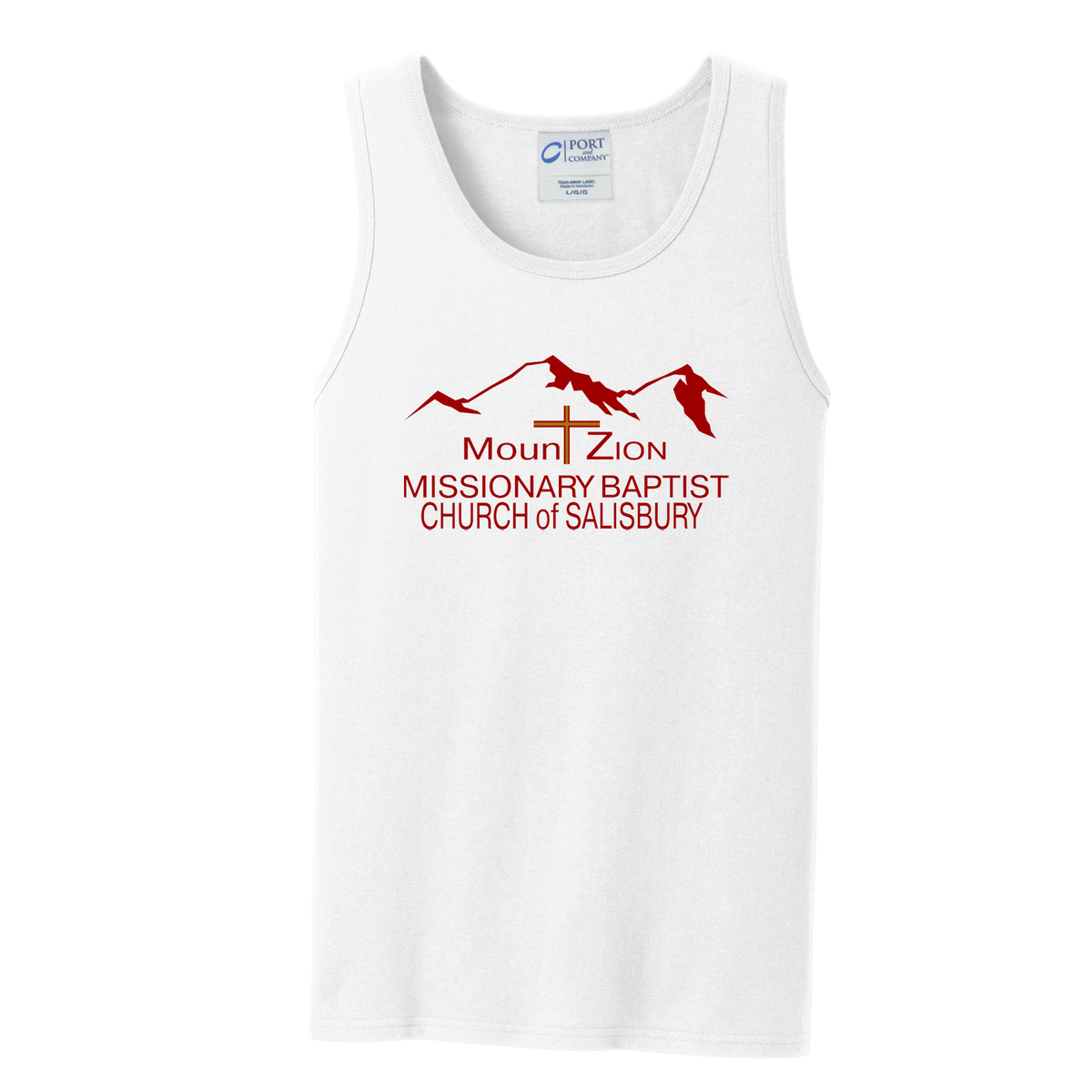 Mount Zion Missionary Baptist Church Sleeveless Cotton Tank Top