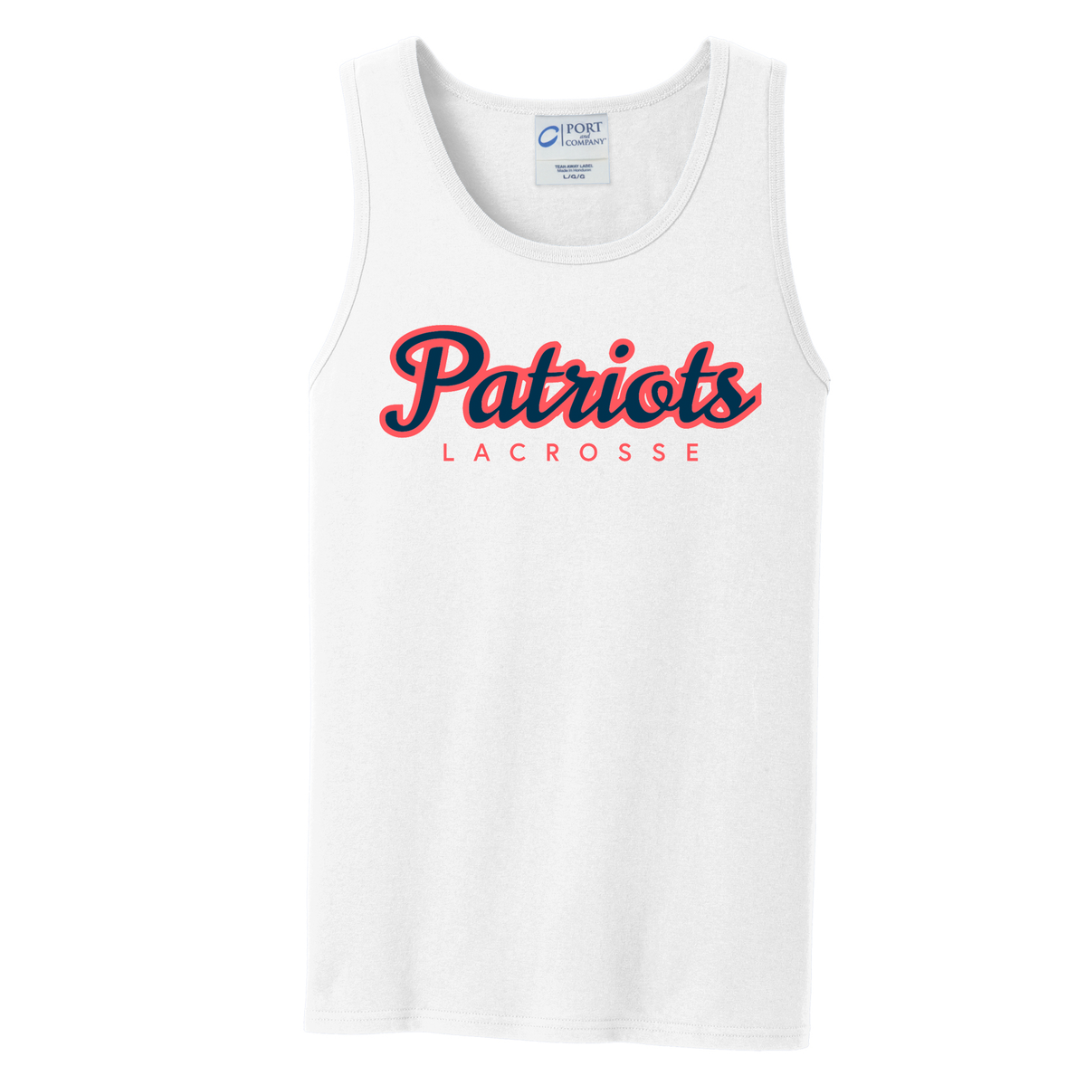 Augusta Patriots Lacrosse Club Sleeveless Cotton Tank Top