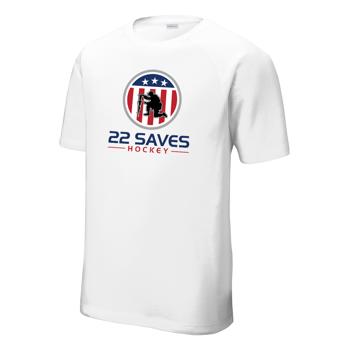 22 Saves Hockey Raglan CottonTouch Tee