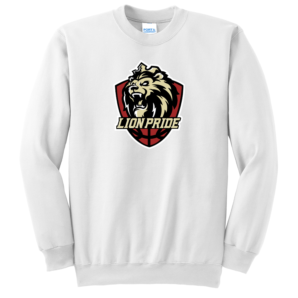 Delaware Pride Lions Basketball Crew Neck Sweater