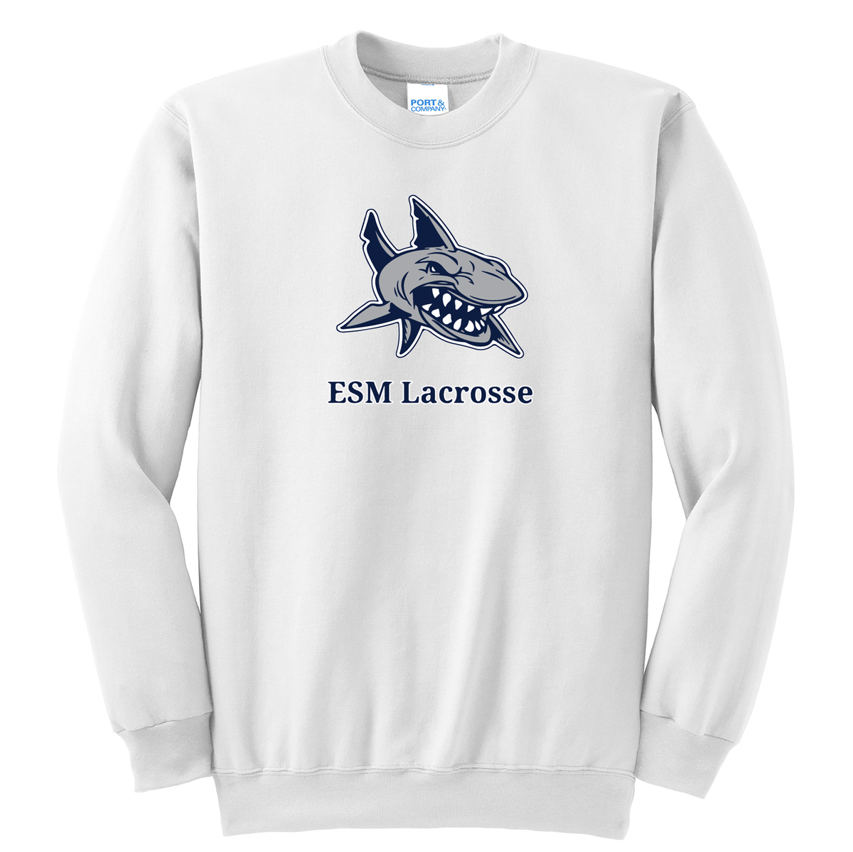 ESM Sharks Lacrosse Crew Neck Sweater