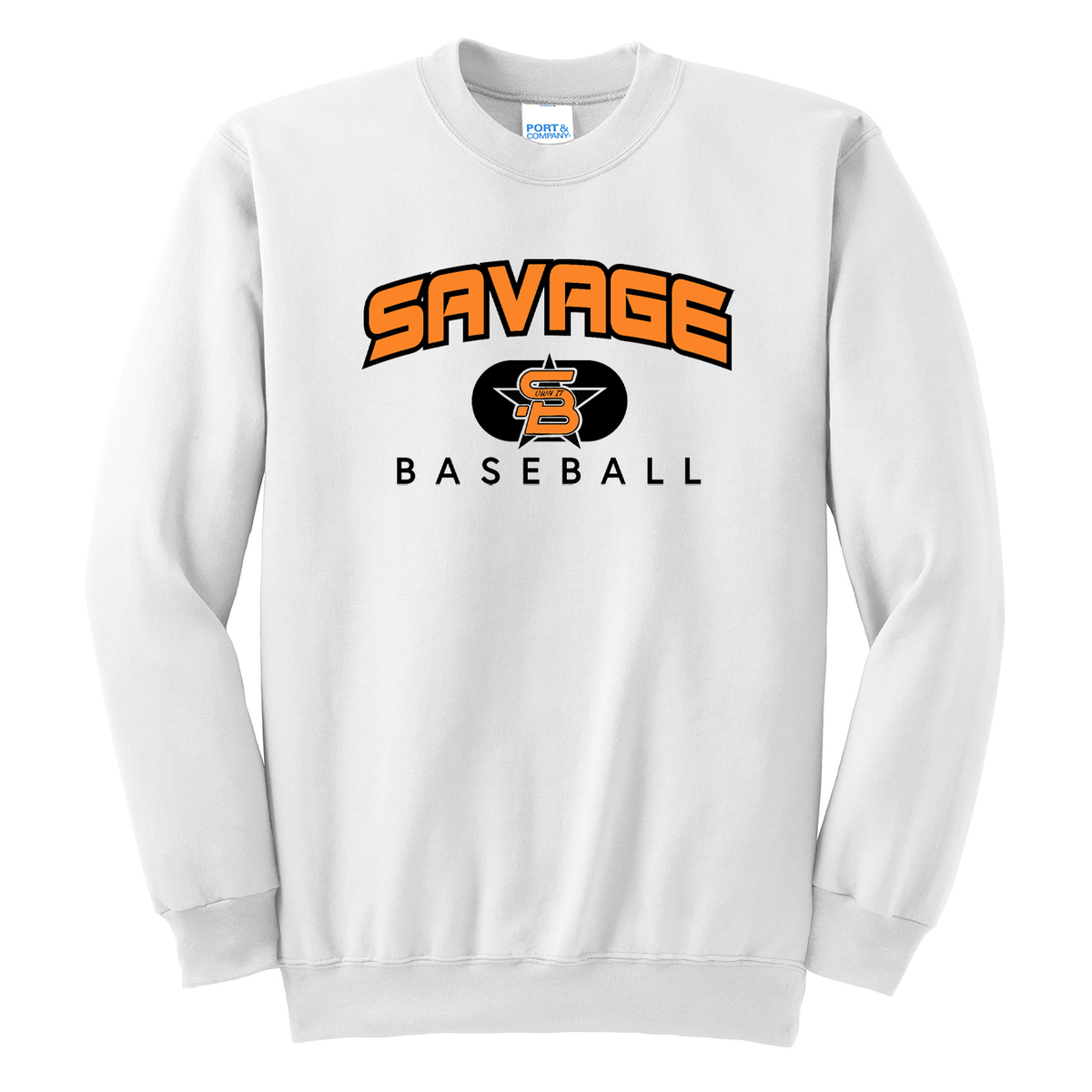 Savage Baseball Crew Neck Sweater