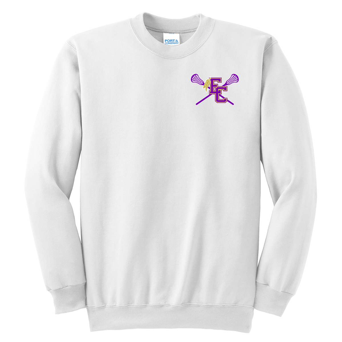 East Coweta Lacrosse Crew Neck Sweater