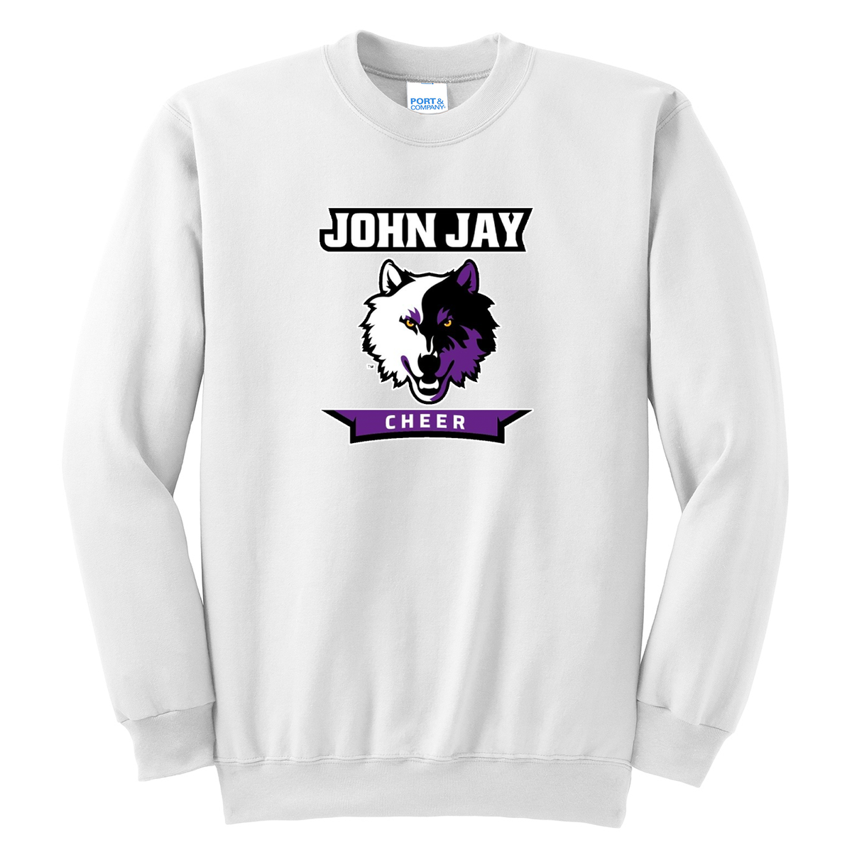 John Jay Youth Cheer Crew Neck Sweater