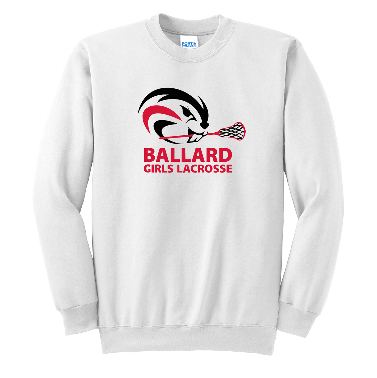 Ballard HS Girls Lacrosse Crew Neck Sweater