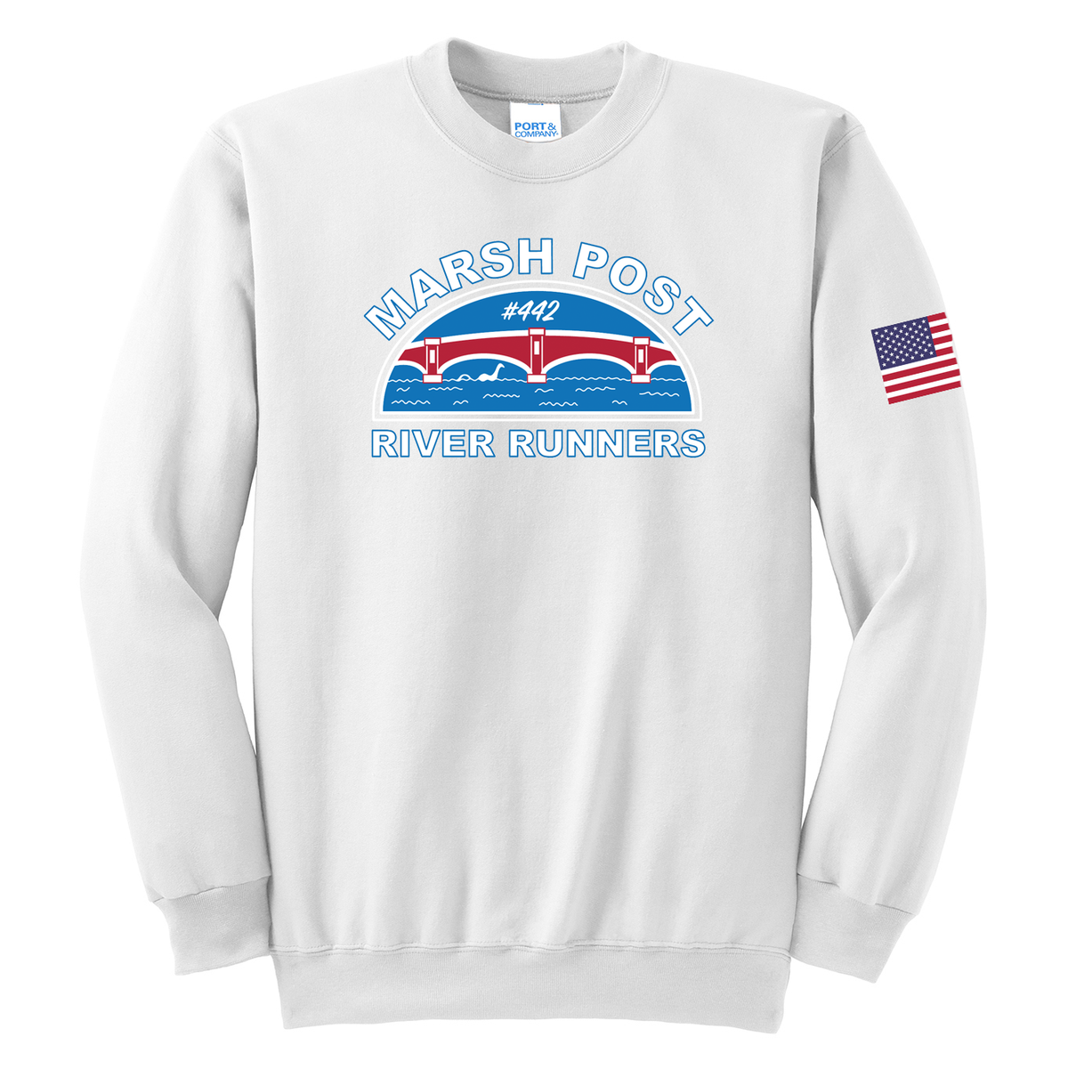 Marsh Post River Runners Crew Neck Sweater