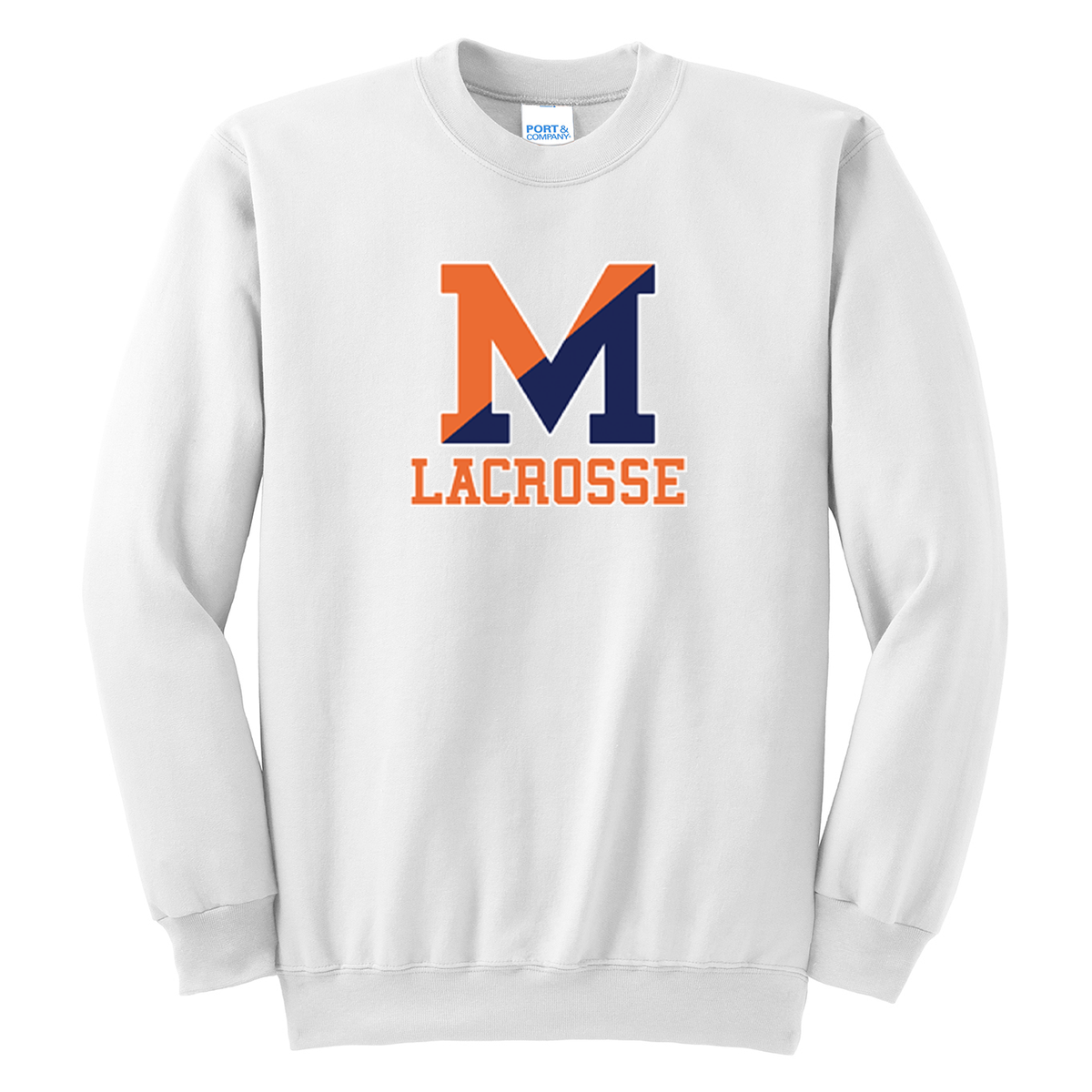 Manhasset HS Lacrosse Crew Neck Sweater