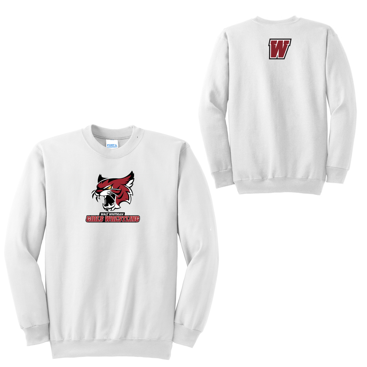 Whitman Women's Wrestling Crew Neck Sweater