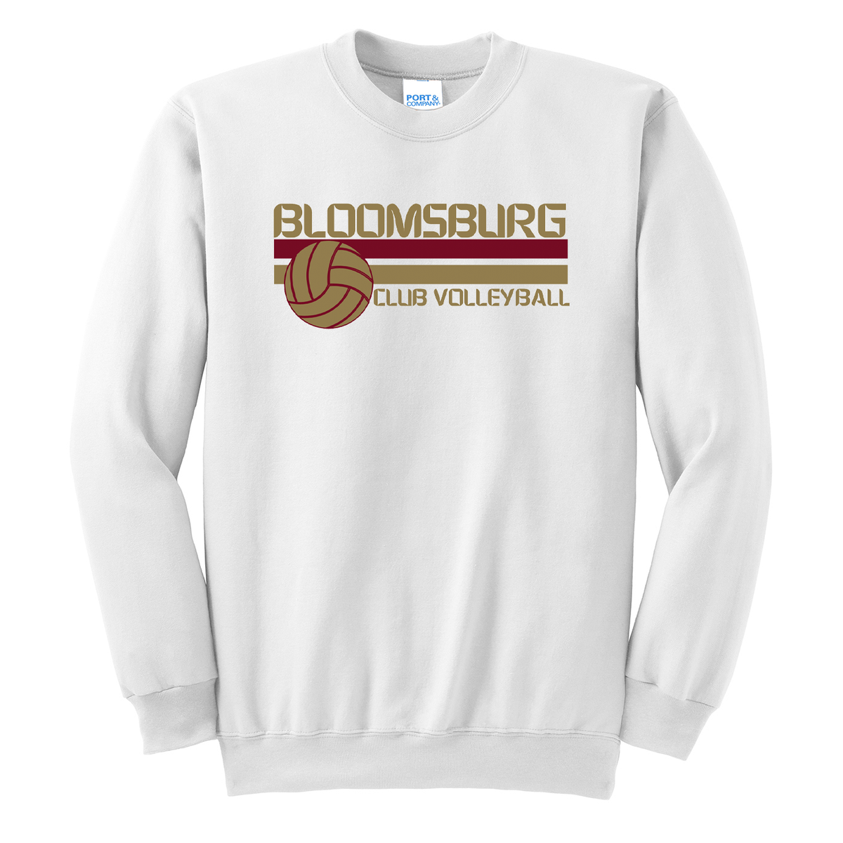 Bloomsburg Club Volleyball Crew Neck Sweater