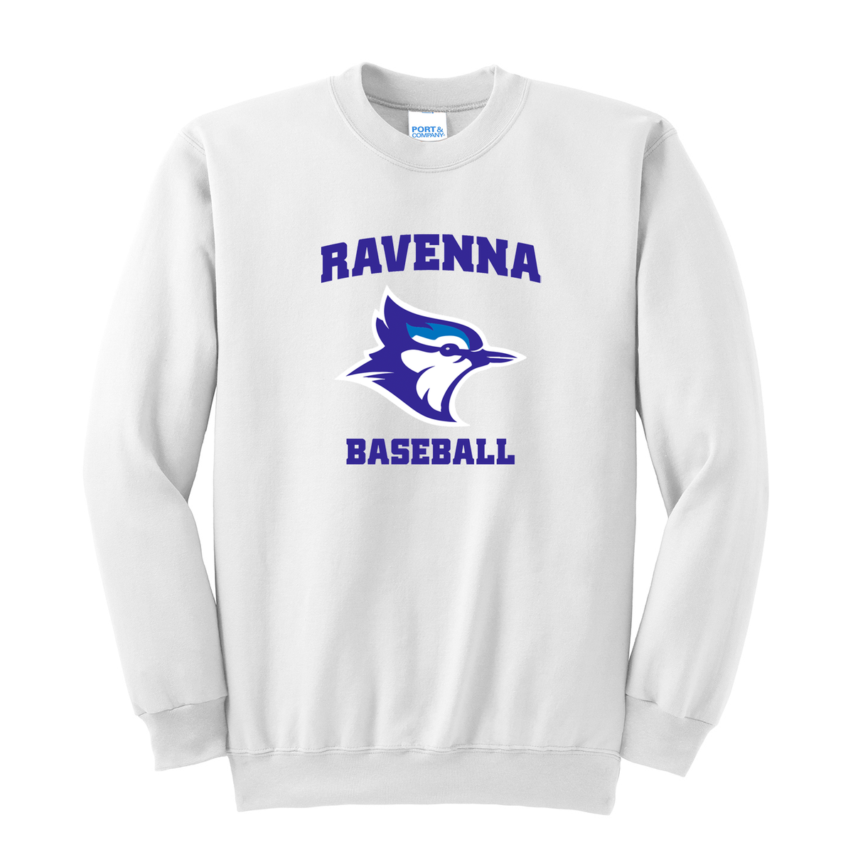 Ravenna Baseball Crew Neck Sweater