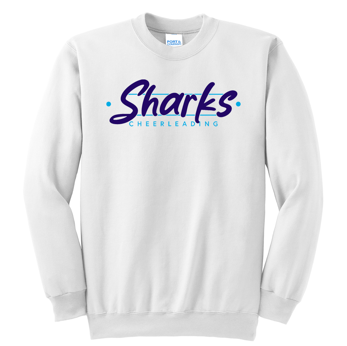 Sharks Cheerleading Crew Neck Sweater