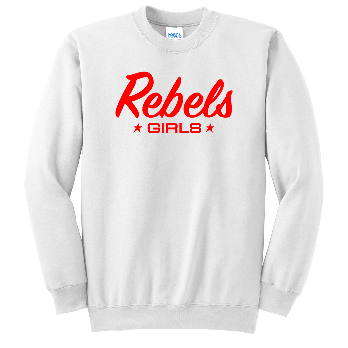 Rebels Girls Lacrosse Crew Neck Sweater