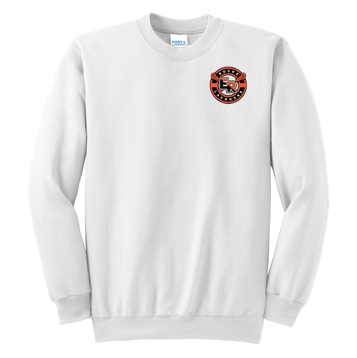 East Rockaway Rocks Lacrosse Crew Neck Sweater