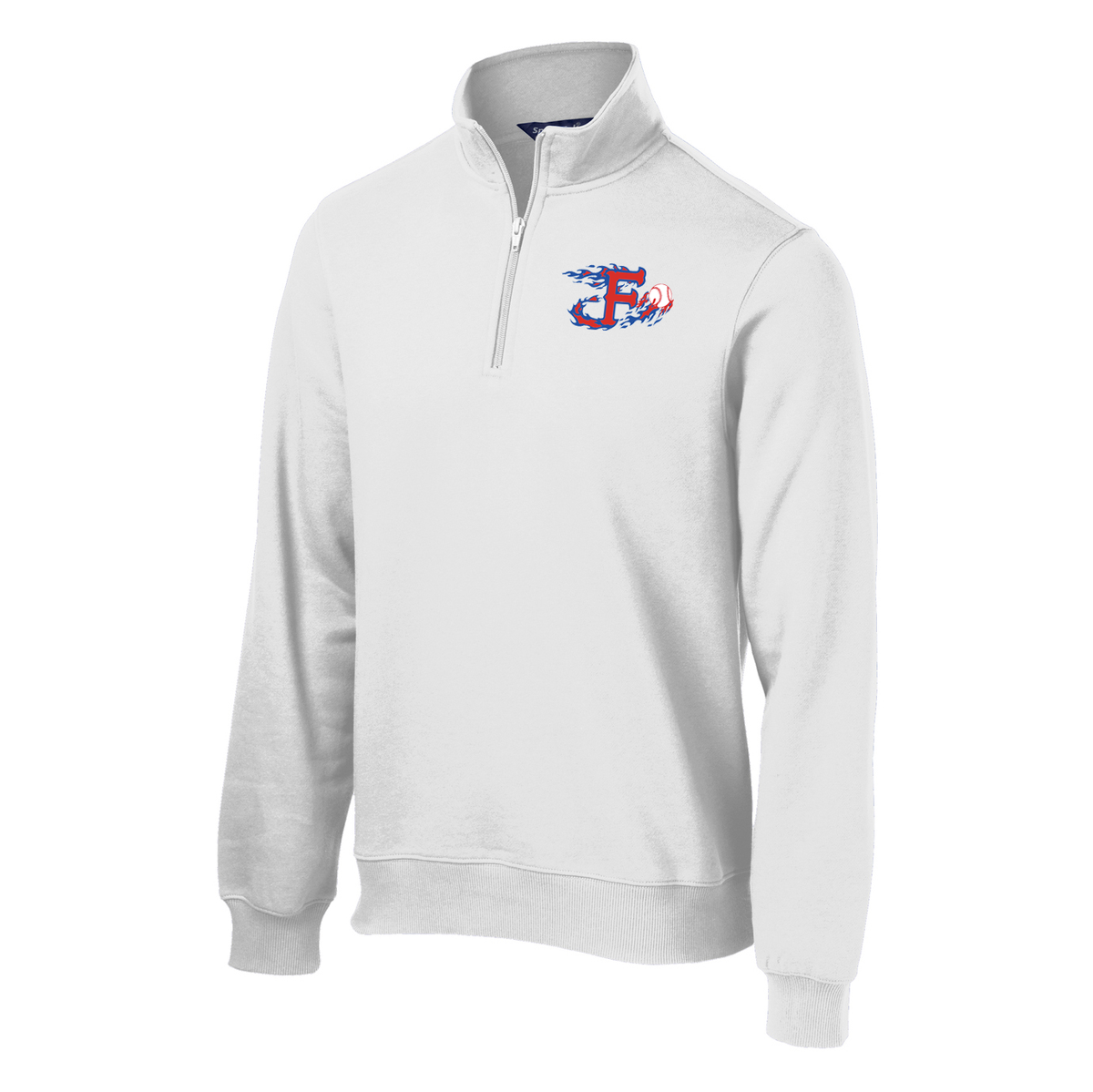 Farming Flames Baseball 1/4 Zip Fleece