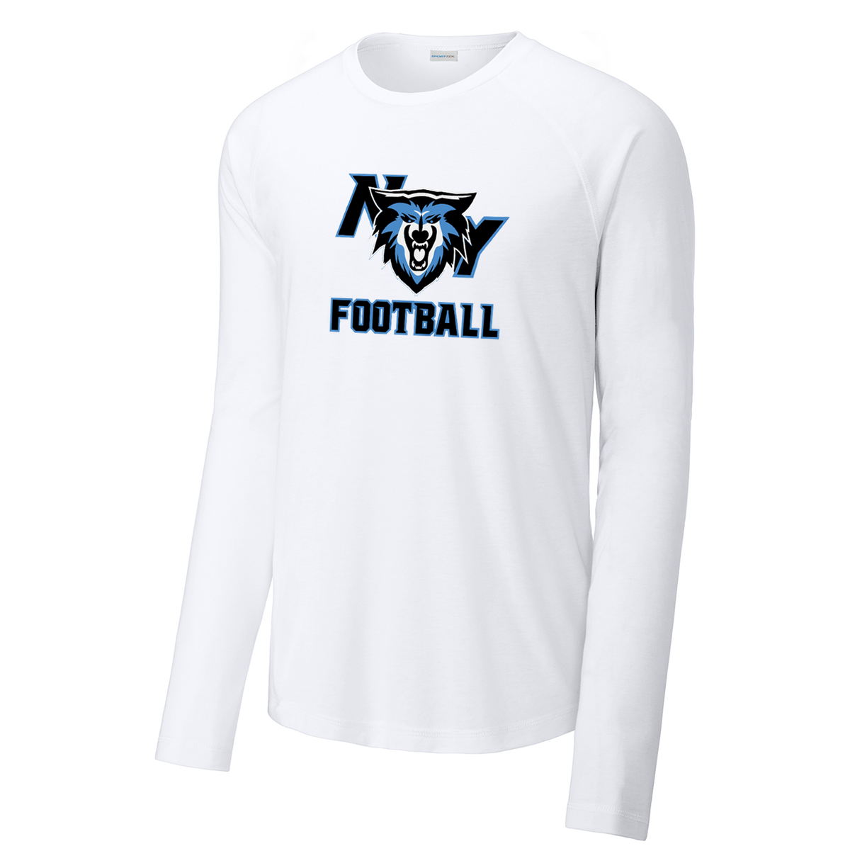 NY Wolves Football Long Sleeve Raglan CottonTouch