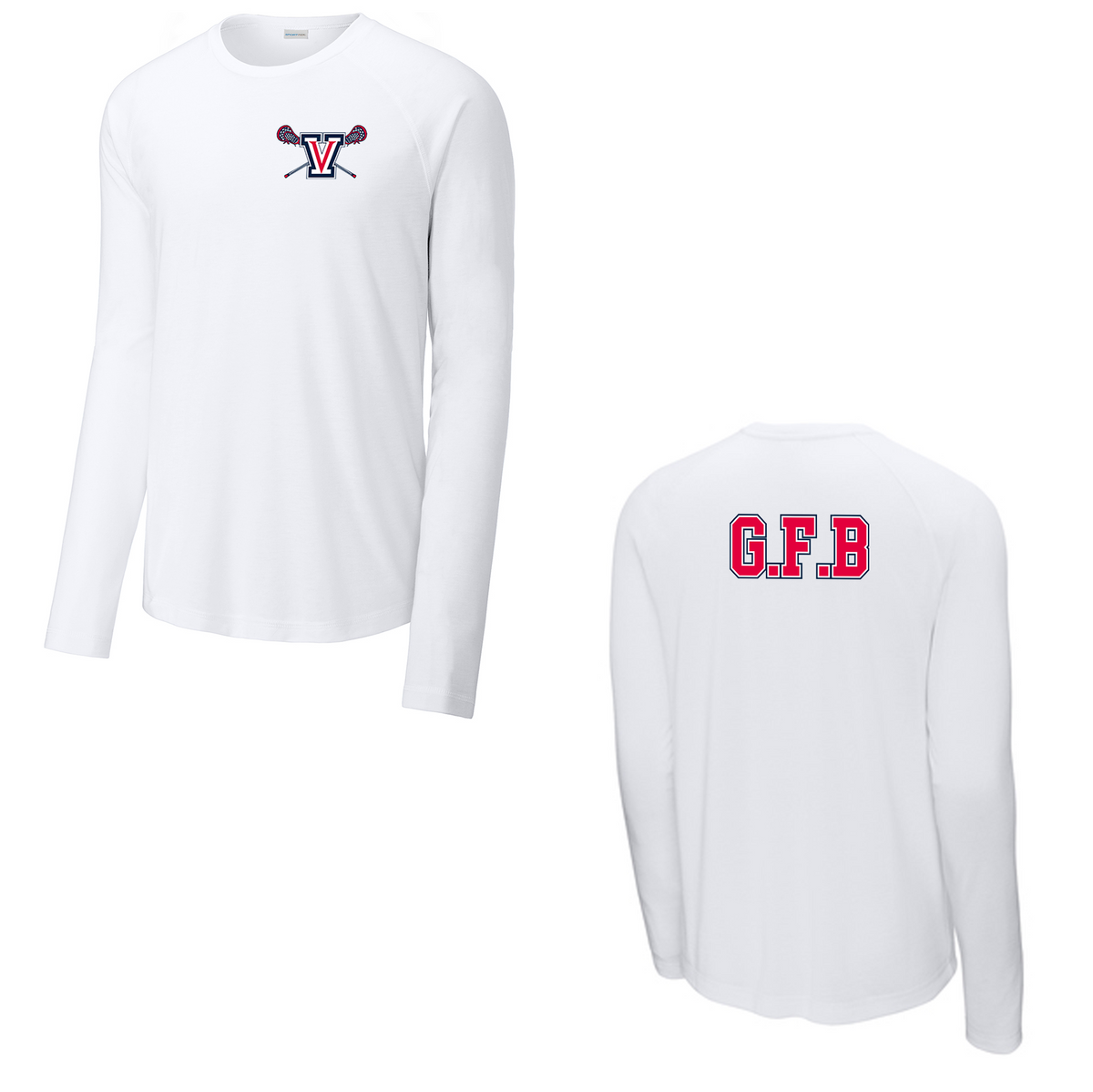 Viewpoint HS Boys Lacrosse Long Sleeve Raglan CottonTouch