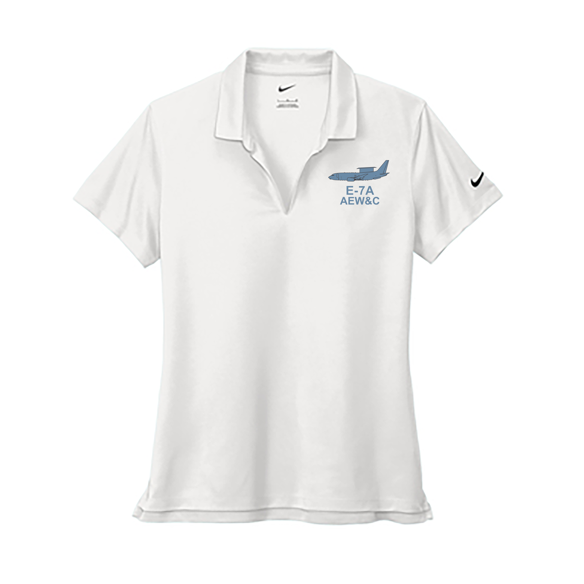 Boeing E-7A Program Ladies Nike Dri-FIT Micro Pique 2.0 Polo