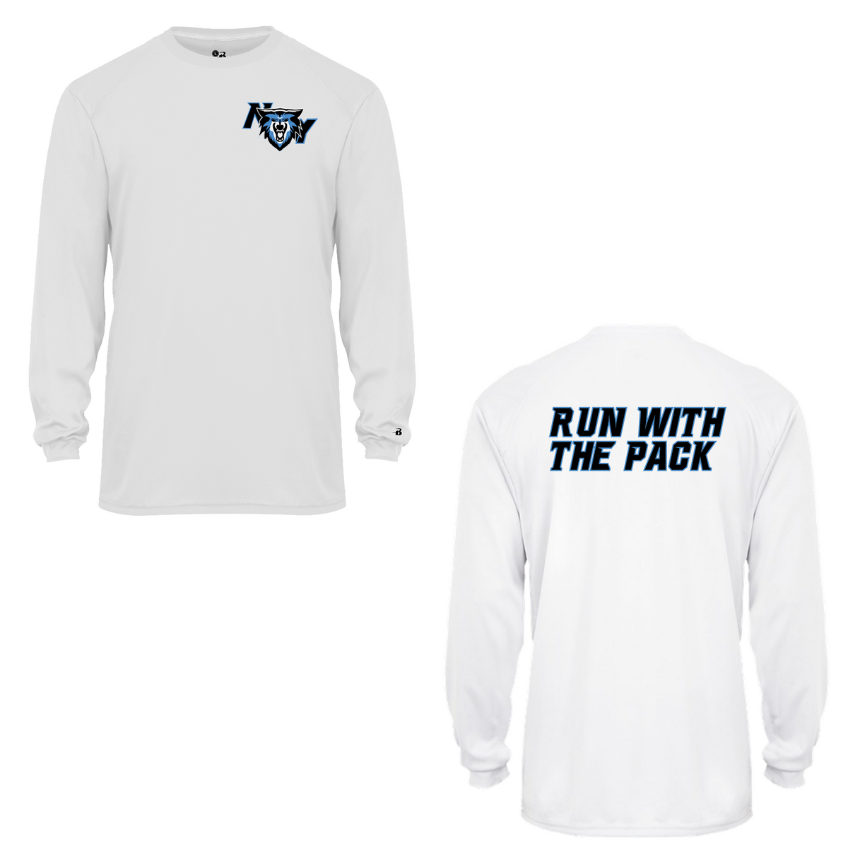 NY Wolves Football B-Core Long Sleeve