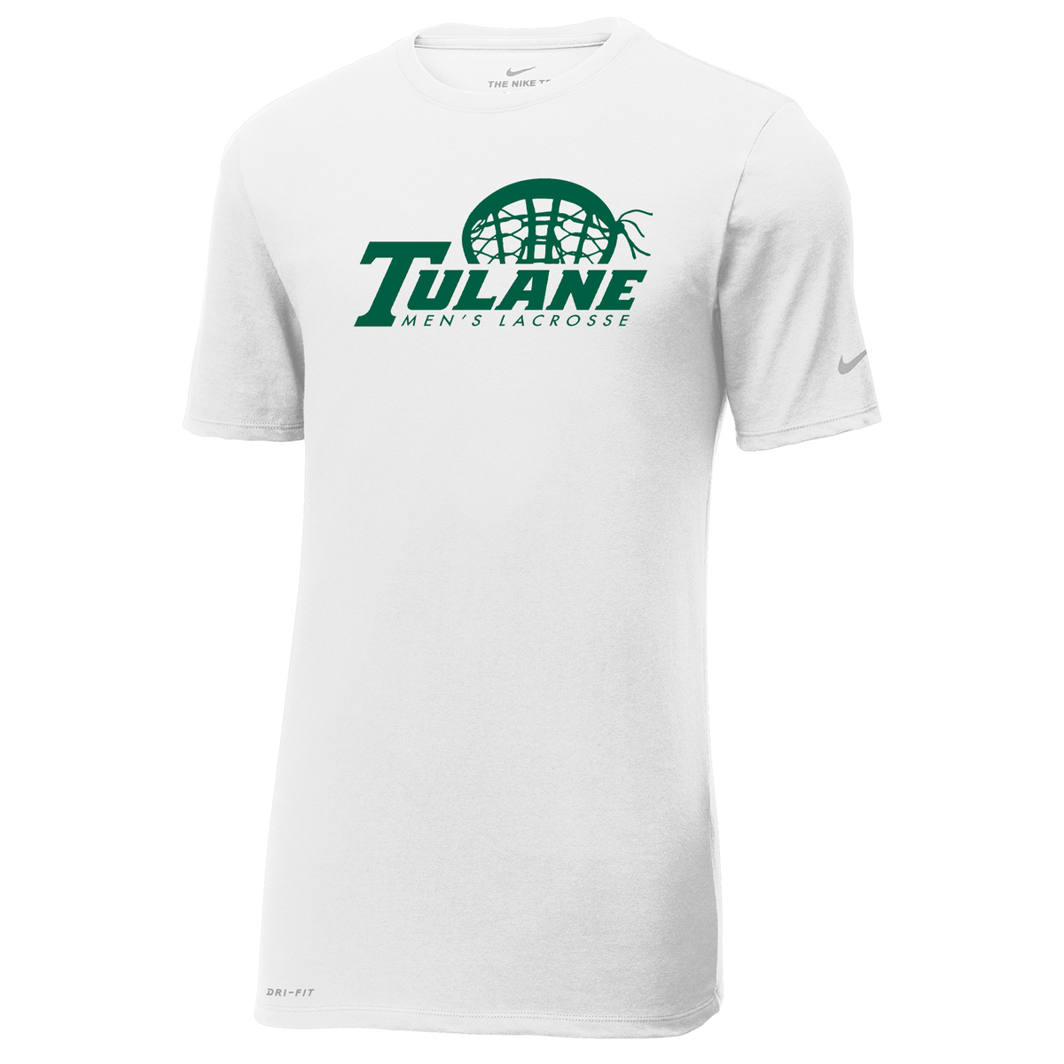 Tulane Mens Club Lacrosse Nike Dri-FIT Tee