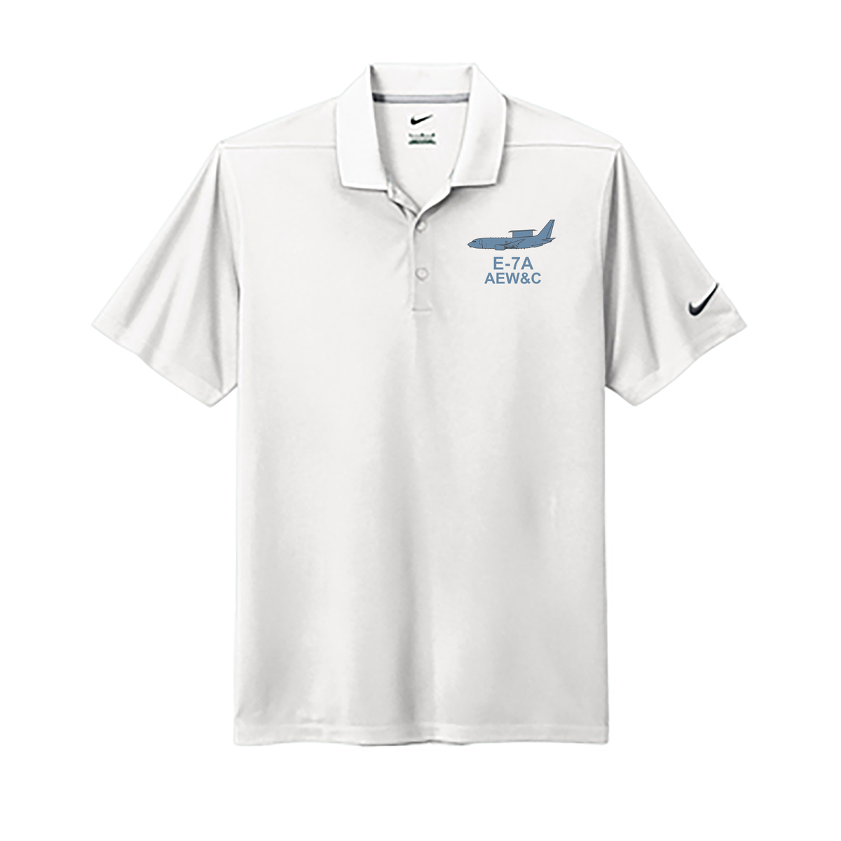 Boeing E-7A Program Nike Dri-FIT Micro Pique 2.0 Polo