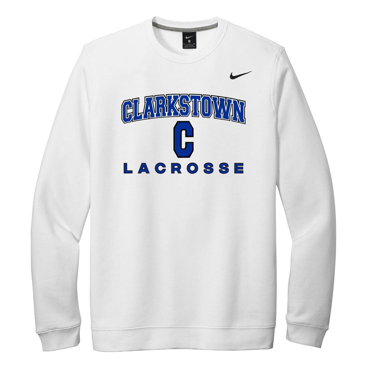 Clarkstown Lacrosse Nike Fleece Crew Neck