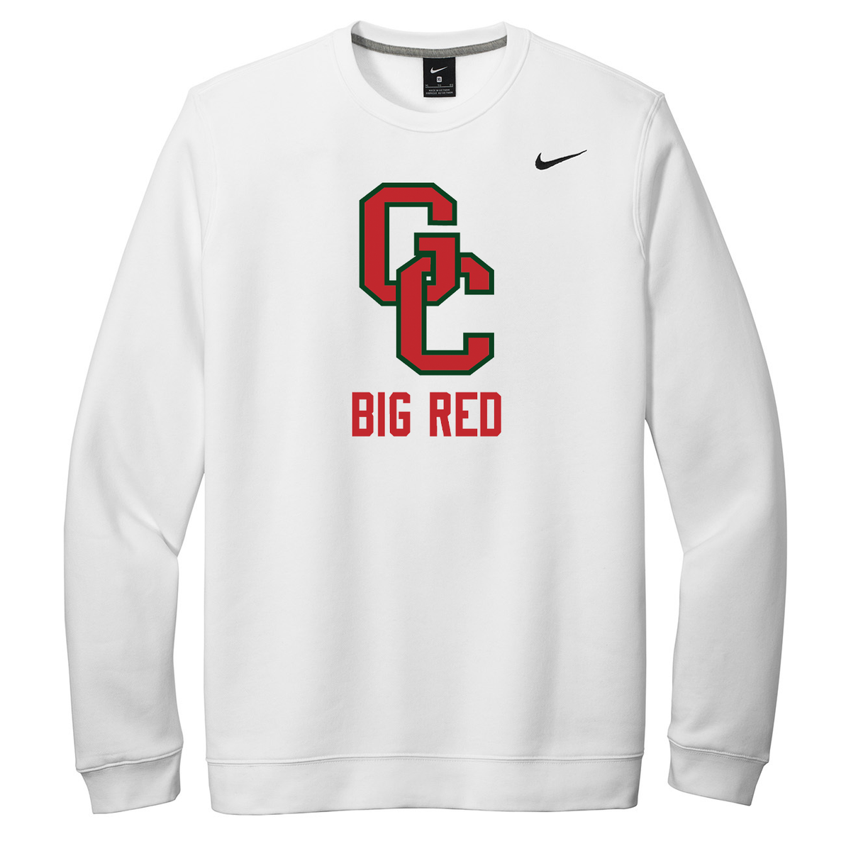 Glen Cove Football Nike Fleece Crew Neck