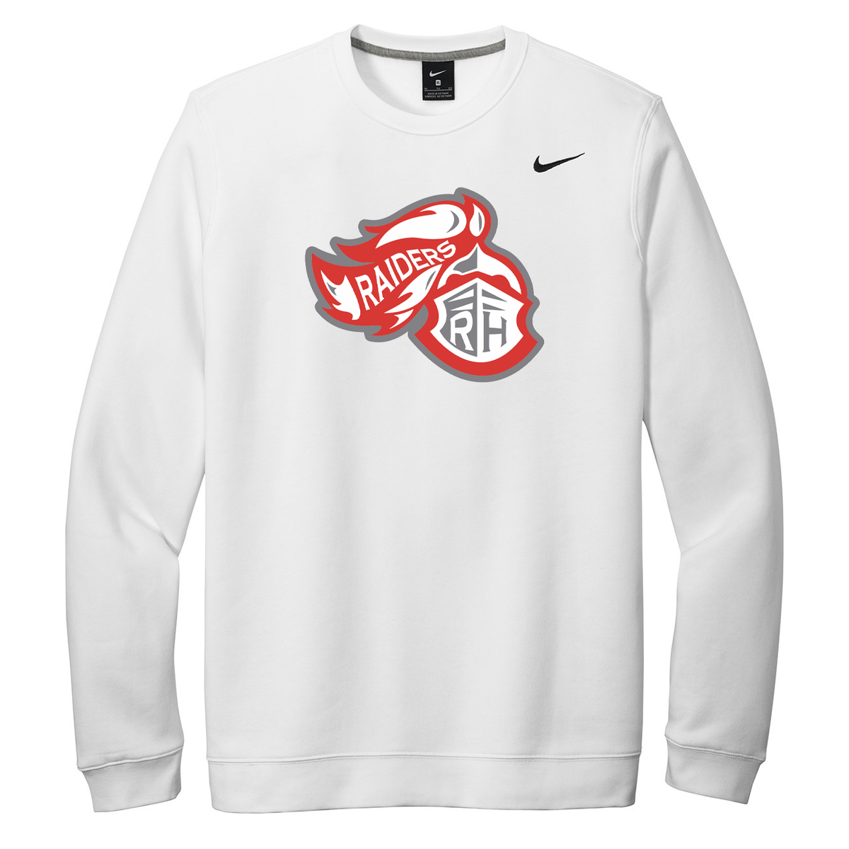 Red Raiders Lacrosse Nike Fleece Crew Neck