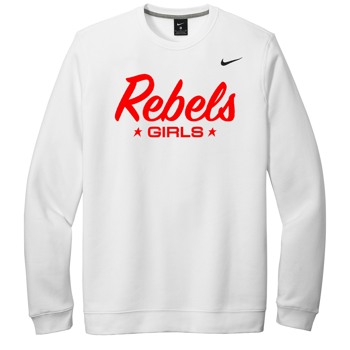 Rebels Girls Lacrosse Nike Fleece Crew Neck