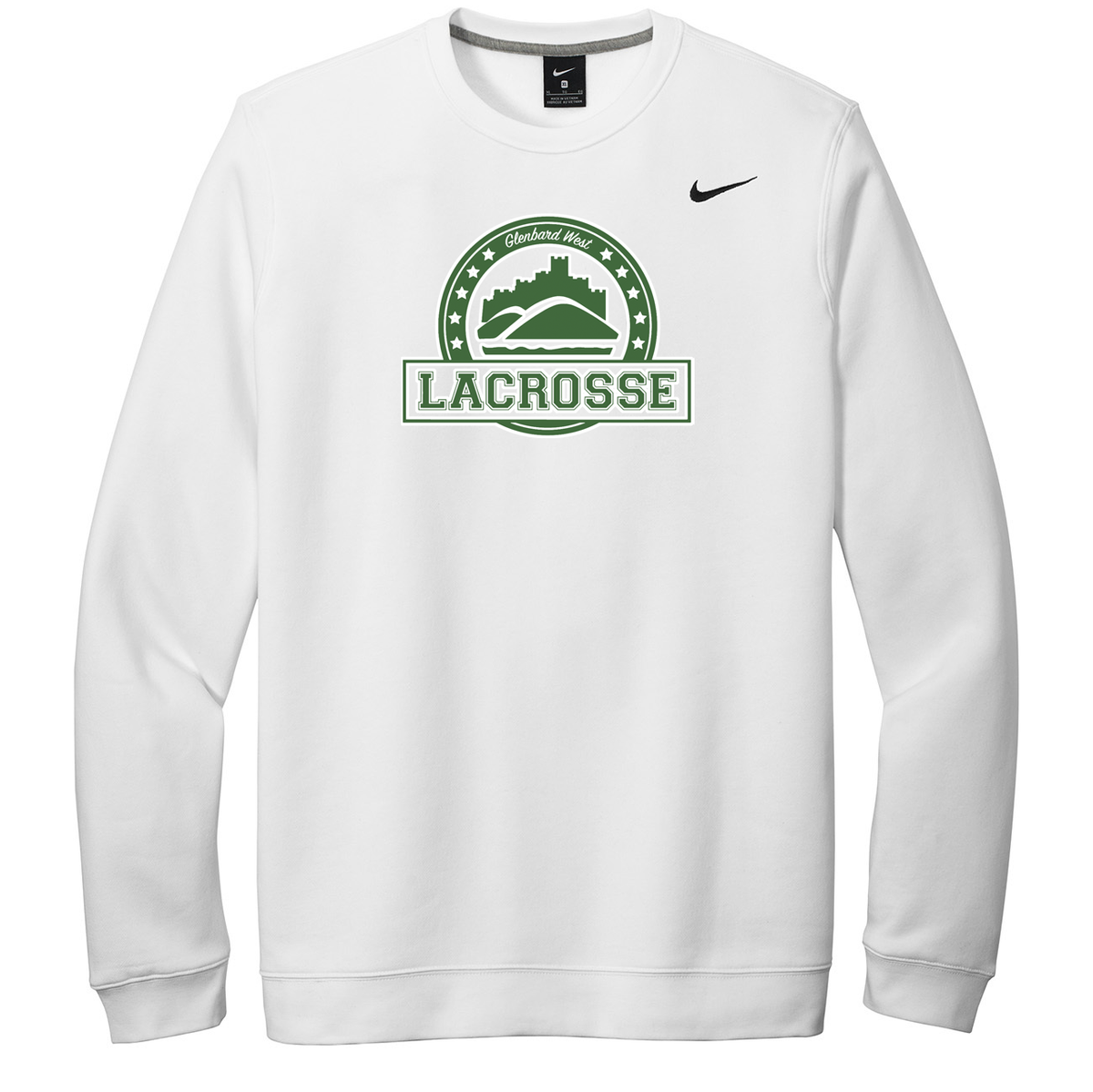 Glenbard West Lacrosse Nike Fleece Crew Neck