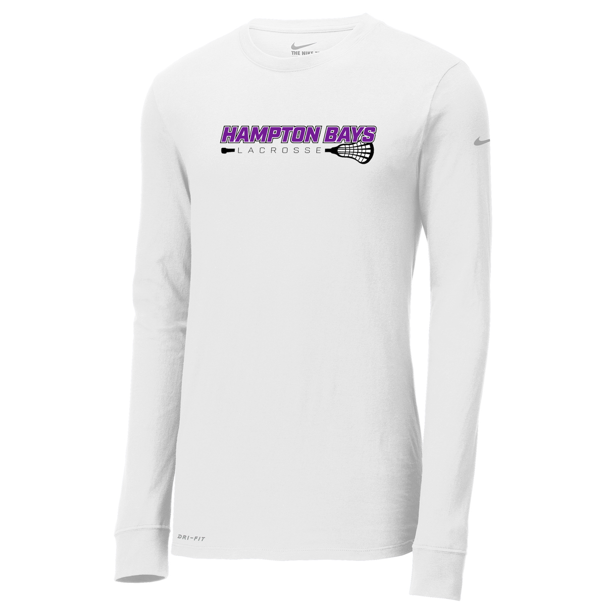 Hampton Bays Lacrosse Nike Dri-FIT Long Sleeve Tee